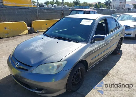 2005 Honda Civic Lx from USA, damaged, VIN 2HGES16515H527218